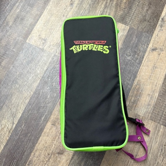 vintage Teenage Mutant Ninja Turtles backpack or lunch bag 90s colorful TMNT - Picture 3 of 13
